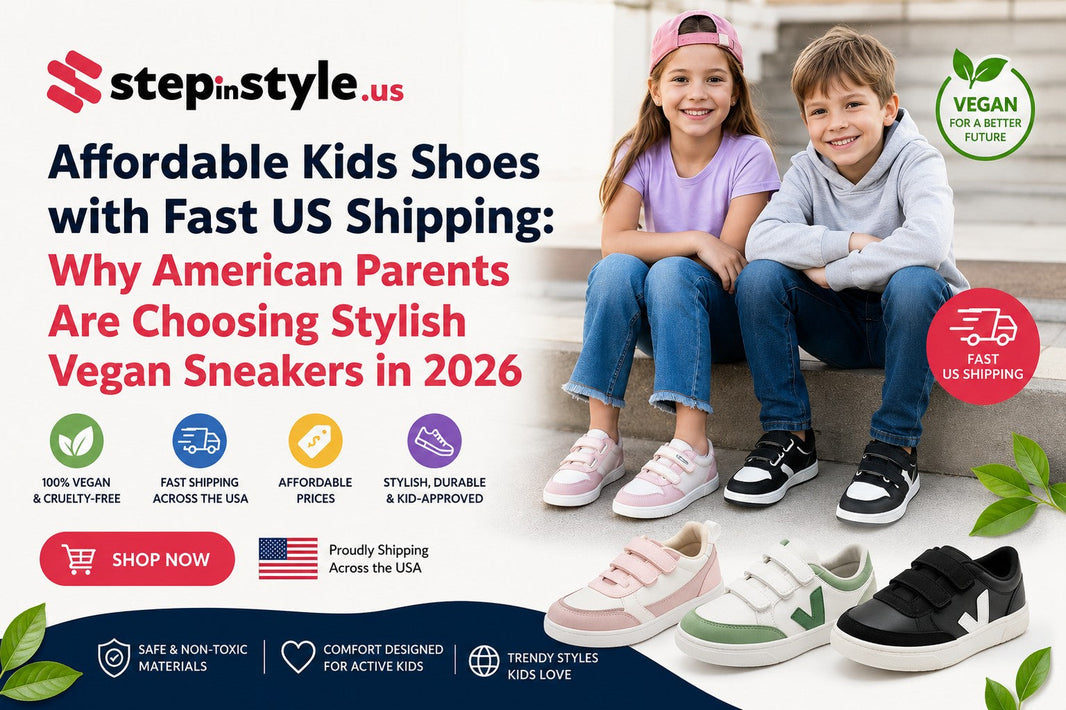 Affordable Kids Shoes with Fast US Shipping: Why American Parents Are Choosing Stylish Vegan Sneakers in 2026