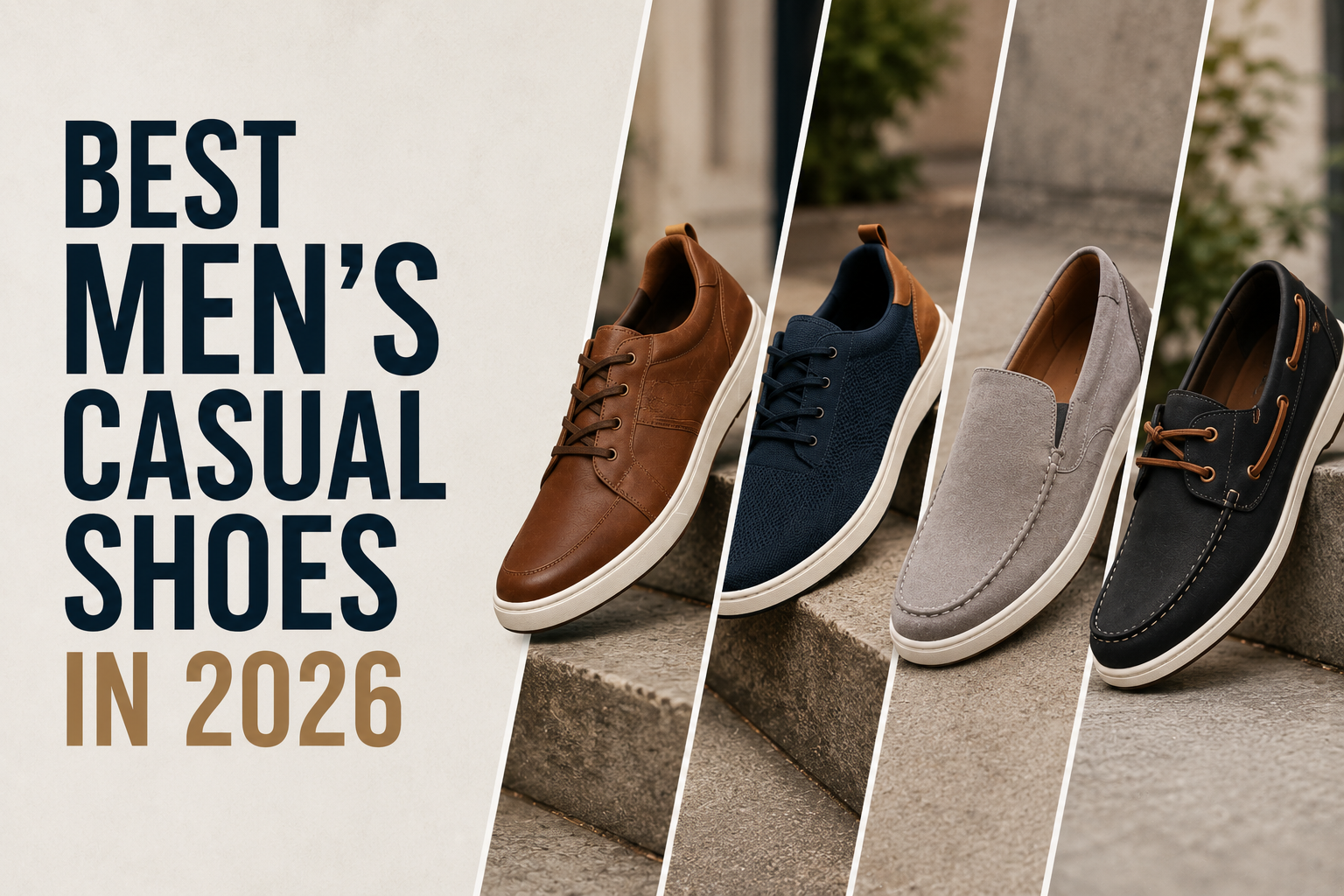Best Men's Casual Shoes in 2026: Comfort Meets Style