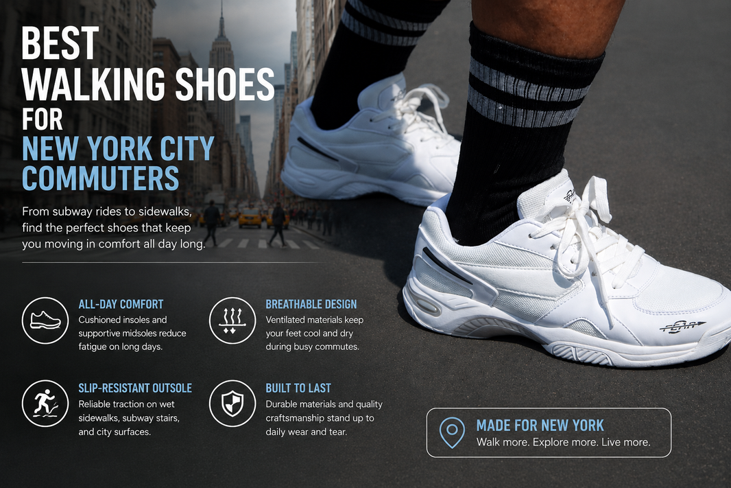Why Do NYC Commuters Need Comfortable Walking Shoes?