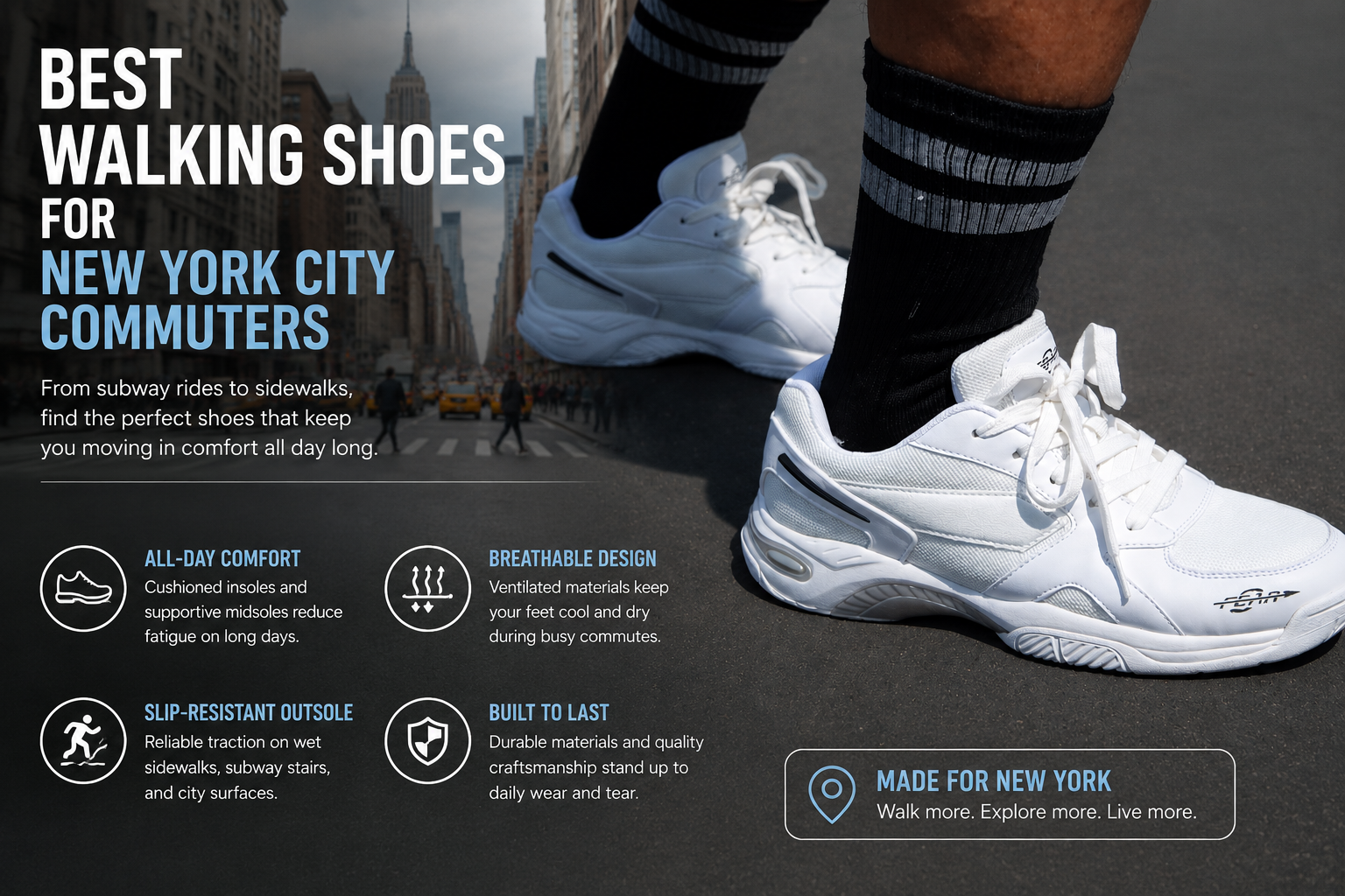 Why Do NYC Commuters Need Comfortable Walking Shoes?