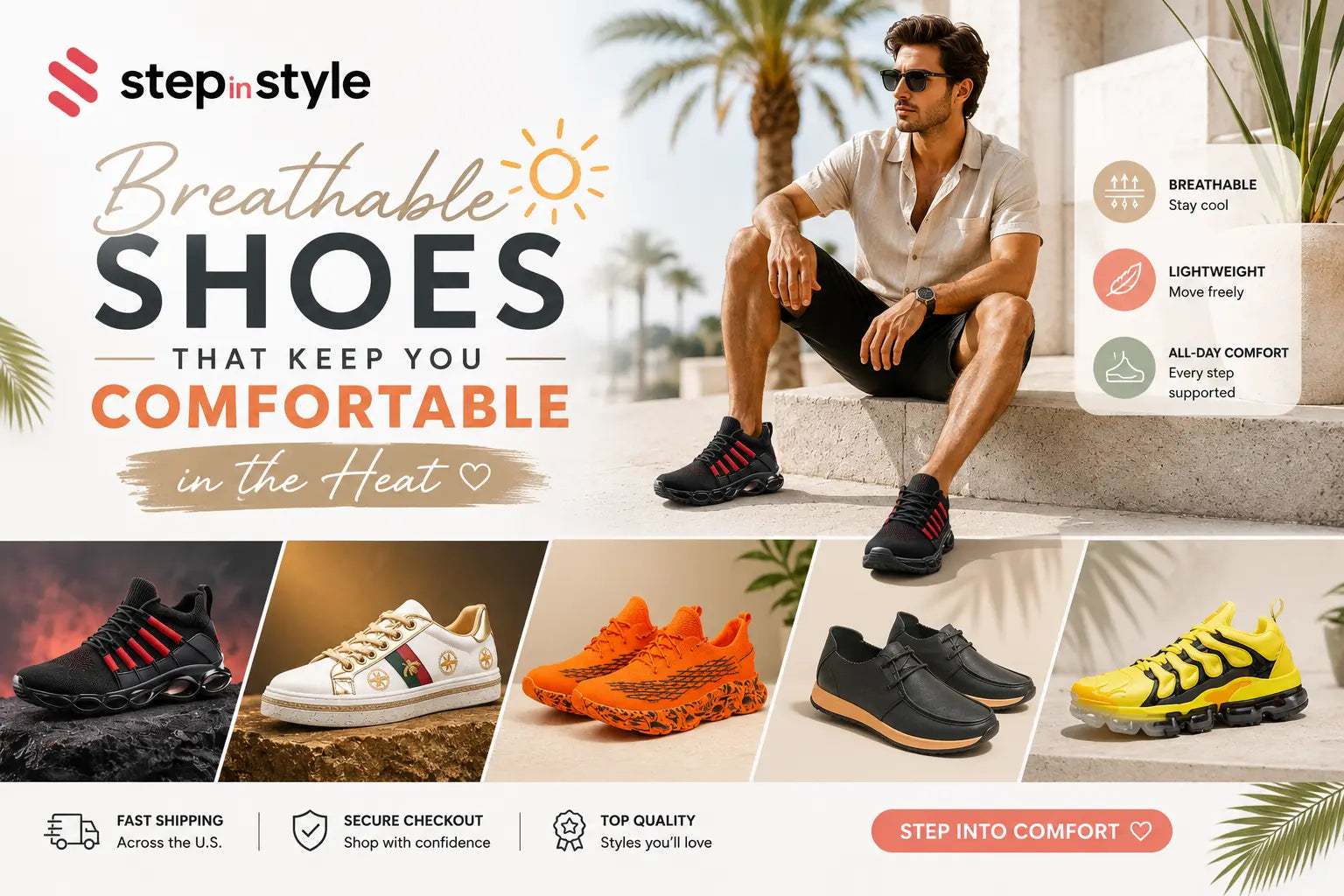 Breathable Shoes That Keep You Comfortable in the Heat