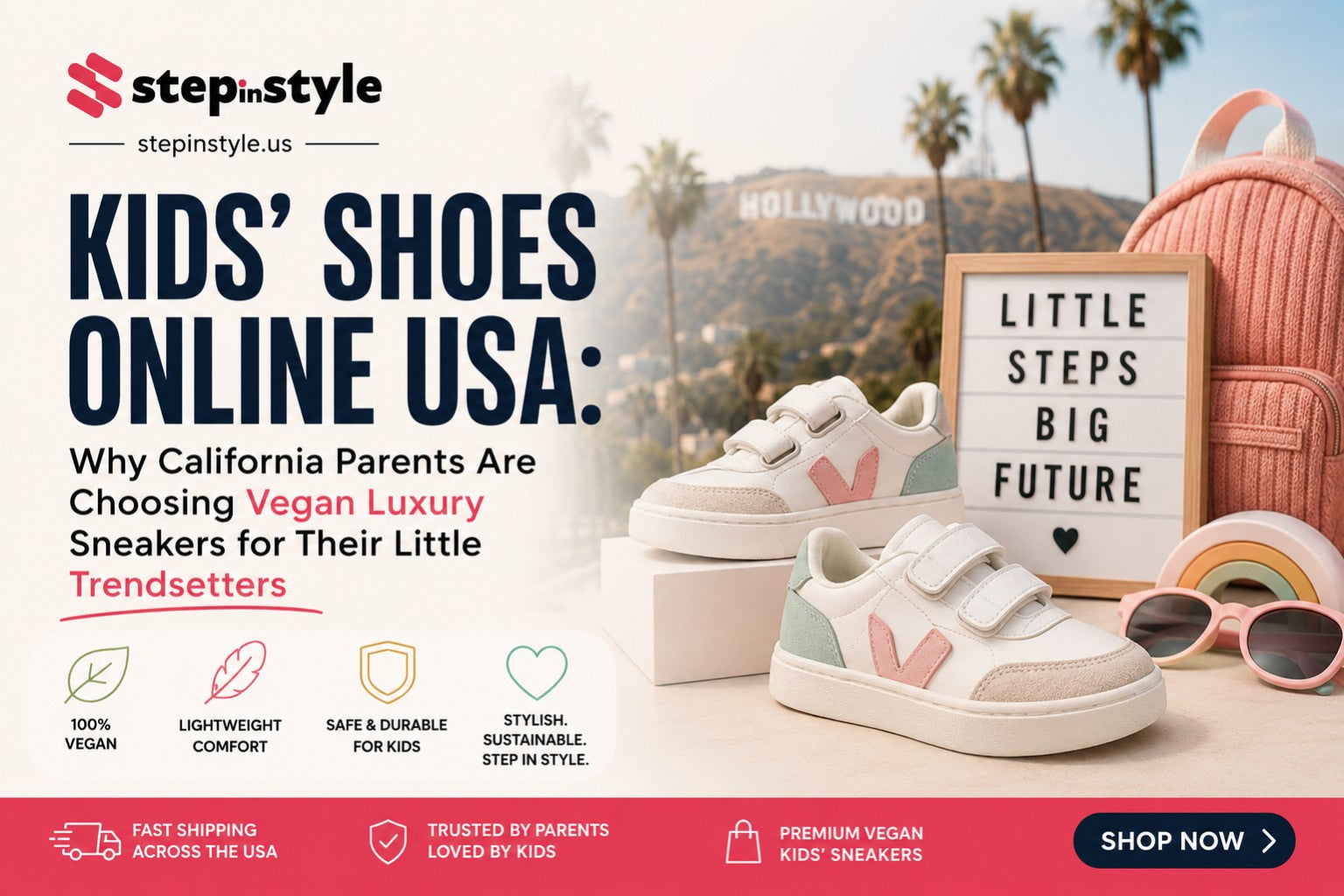 Kids' Shoes Online USA: Why California Parents Are Choosing Vegan Luxury Sneakers for Their Little Trendsetters