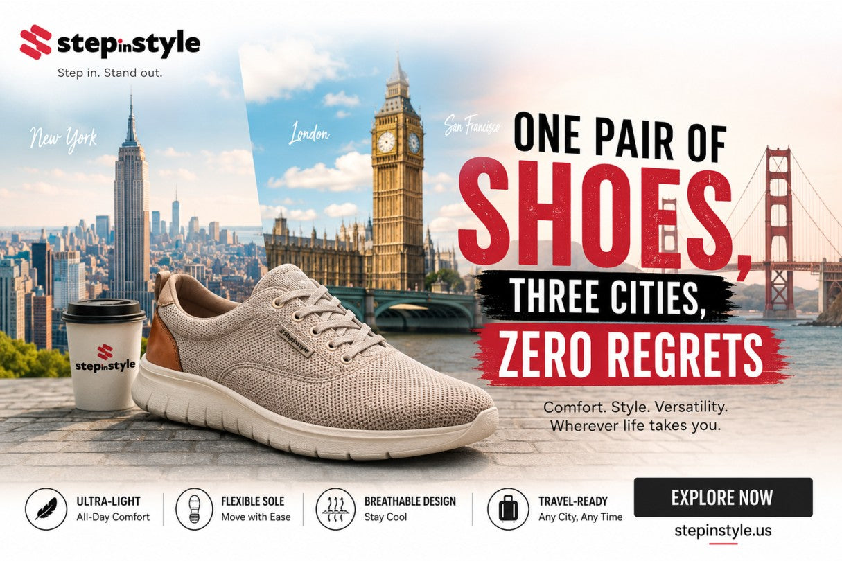 One Pair of Shoes, Three Cities, Zero Regrets