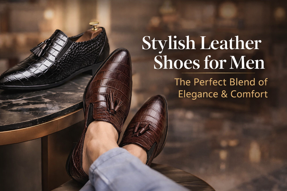 Stylish Leather Shoes for Men: The Perfect Blend of Elegance & Comfort