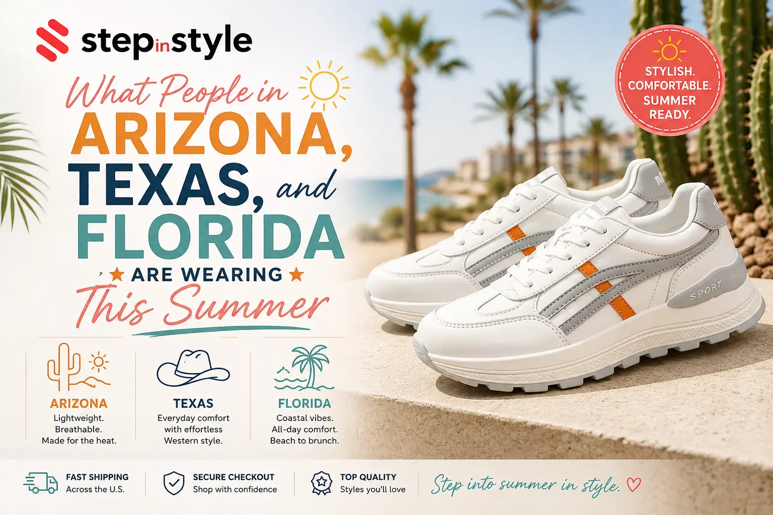 What People in Arizona, Texas, and Florida Are Wearing This Summer