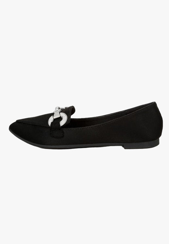 Fembot Horsebit Detail Flexible Loafers