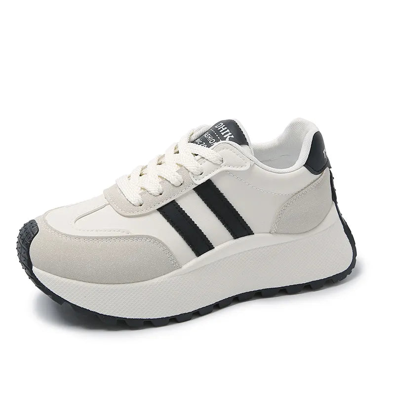 Lace-up athletic platform sneakers for women USA