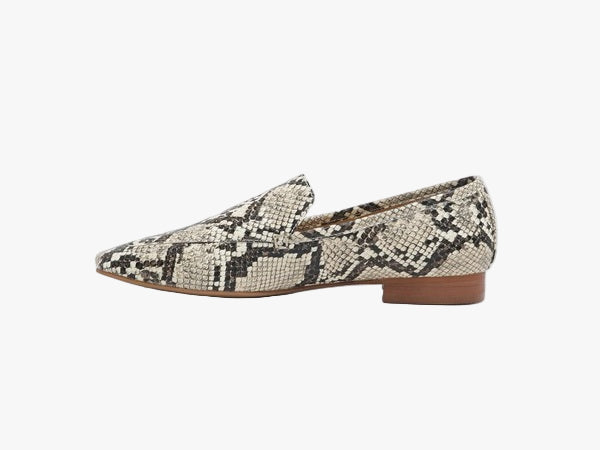 JULIA LEATHER POINTED LOAFERS