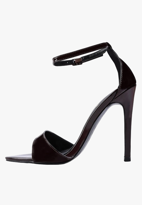 NEW FLAME ANKLE STRAP HIGH HEELED SANDALS