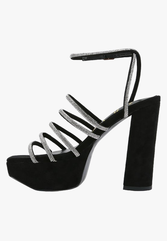 Tricks High Block Heel Sandals