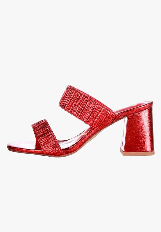 Giblet Mid Heel Casual Sandals