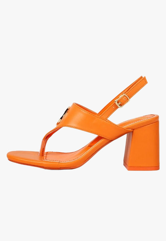 Monde Block Heel Thong Sandals