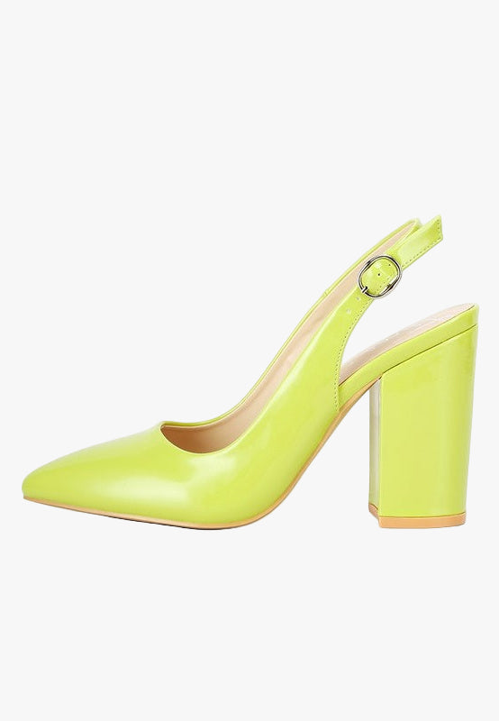 Dalaney Slingback High Block Sandals