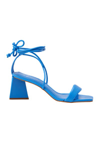comfortable strappy heels top view modern design
