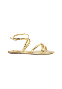 women wearing brown leather sandals casual summer outfit USA
