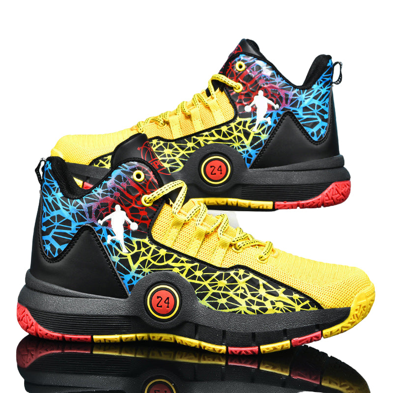 Breathable summer basketball shoes for men