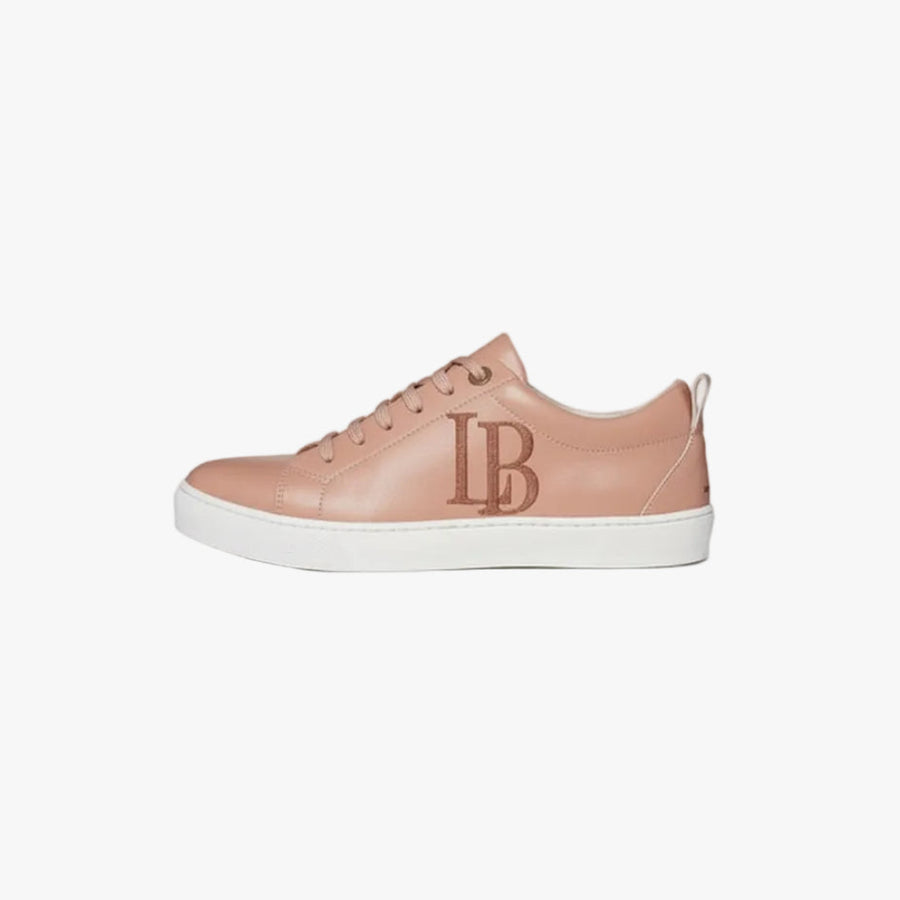 LB Nude Apple Leather Sneakers for Women