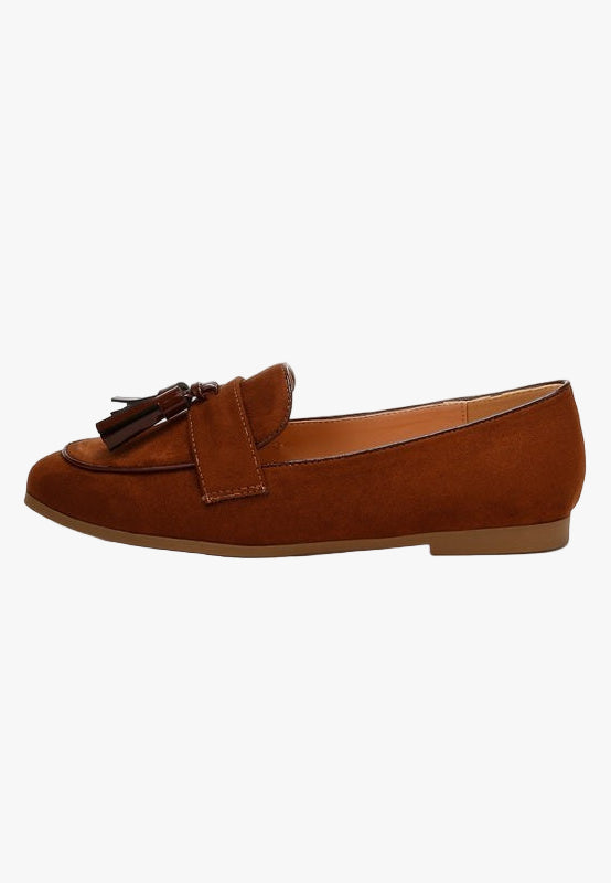 Folklore Micro Suede Tassel Loafers