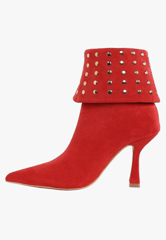 Kolara Studded Foldover Boots