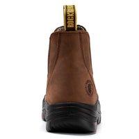 comfortable brown leather work boots men
