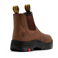 rugged leather work boots 6 inch men

