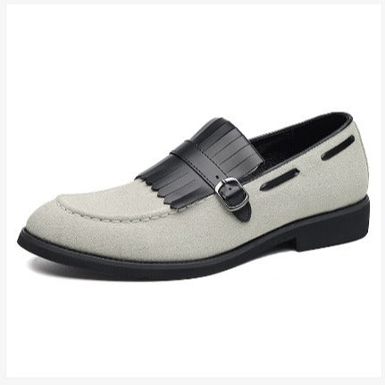men's casual slip on shoes British style
