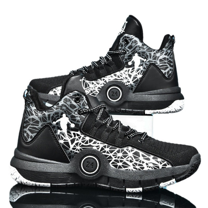Breathable summer basketball shoes for men