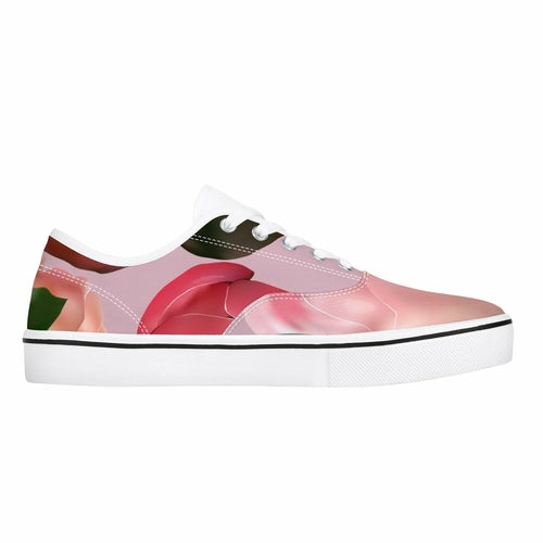 Floral Garden Print Canvas Sneakers