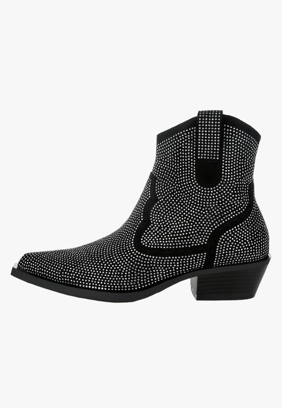 Costello Rhinestones Embellished Cowboy Boots