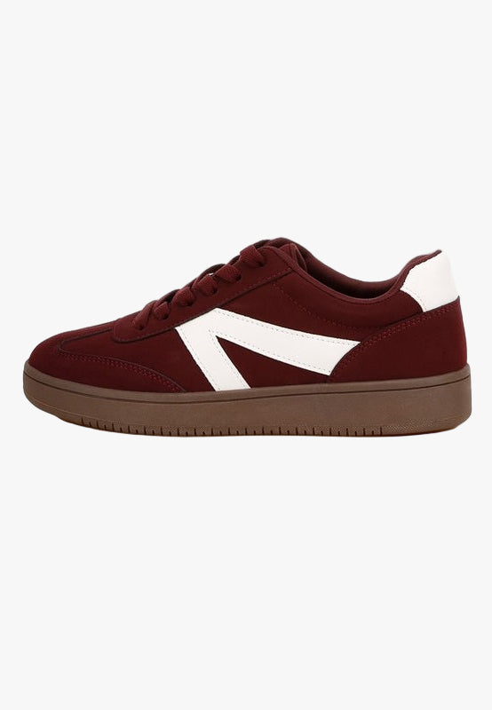 Zoomer Contrasting Patchwork Chunky Sneakers