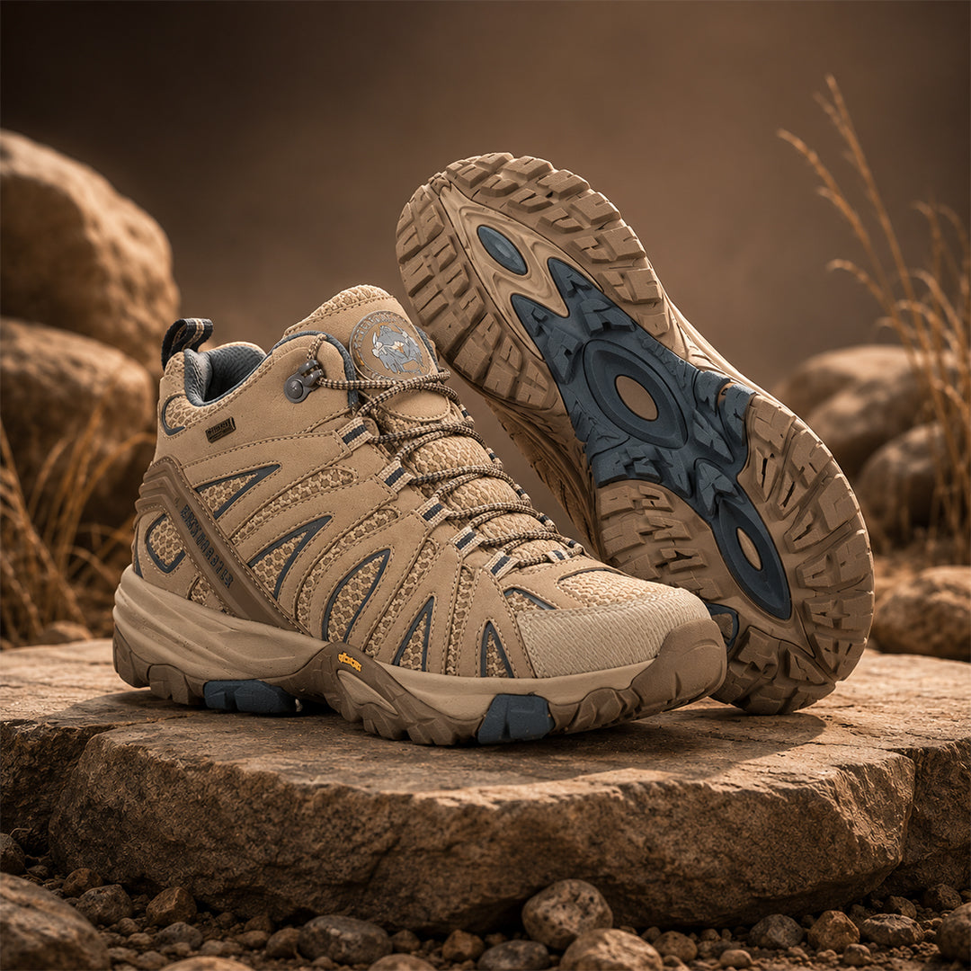 Men’s Waterproof 6-Inch Hiking Boots with Vibram Soles