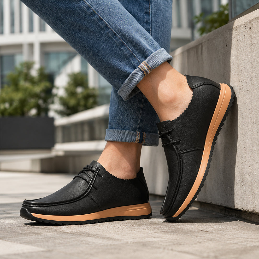 Men's Breathable Casual Leather Shoes
