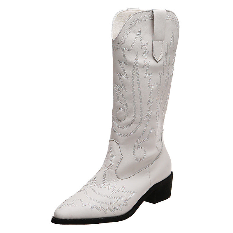 Square Heels Short Boots