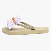 womens striped ruffle flip flops stylish summer sandals