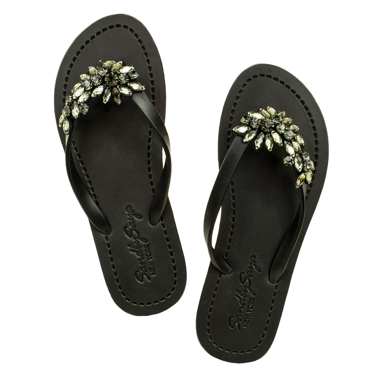 Women’s Crystal Flip Flops