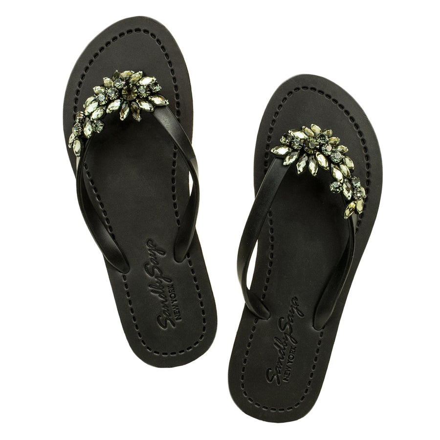 Women’s Crystal Flip Flops