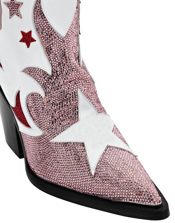 Bling Crystal High Wedge Heel