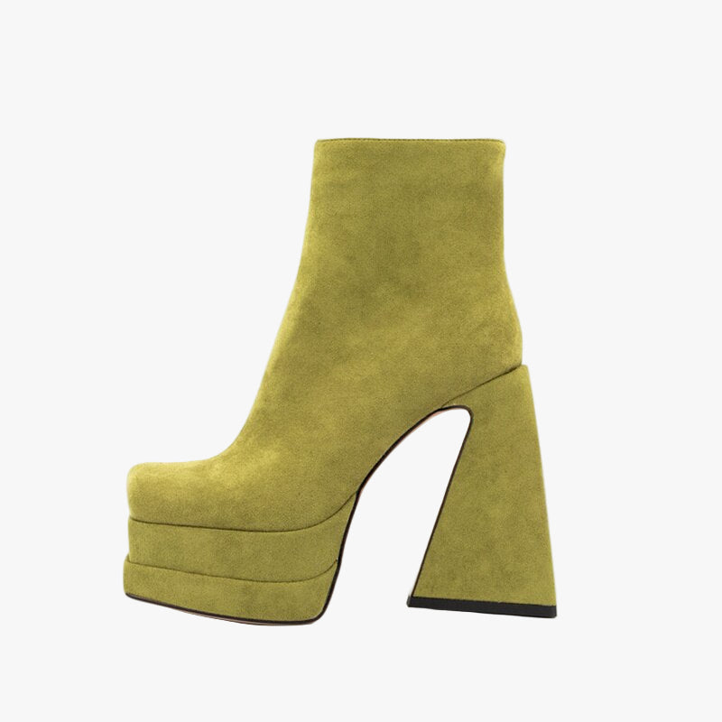 Platform Boots for Women Fashion - Crude Heel