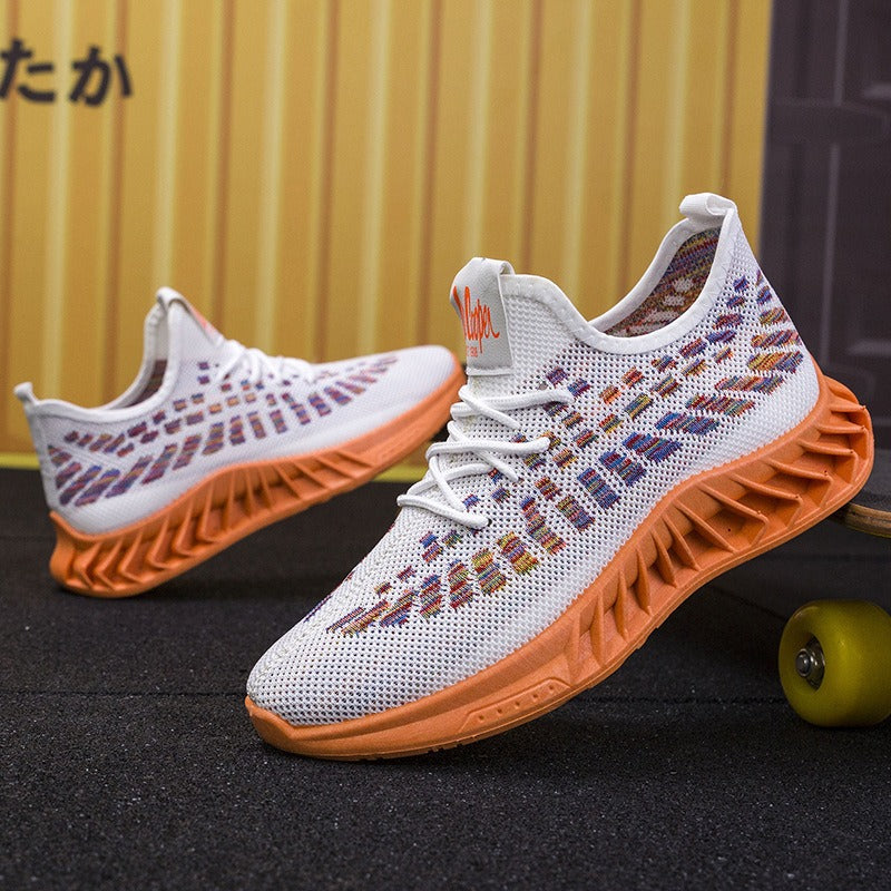 Men's Breathable Casual Running Shoes - Trendy Korean Edition Sports Shoes