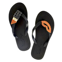 womens flat sandals rhinestone embellished summer footwear
