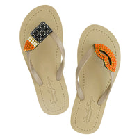 womens fashionable rhinestone sandals trendy beach flip flops
