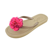 womens floral flat sandals trendy beach flip flops
