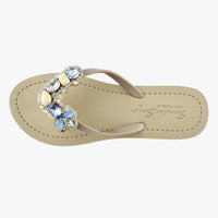 womens crystal rhinestone flip flops stylish summer sandals
