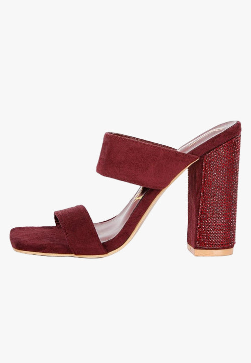 High Sass Rhinestone Embellished Sandals