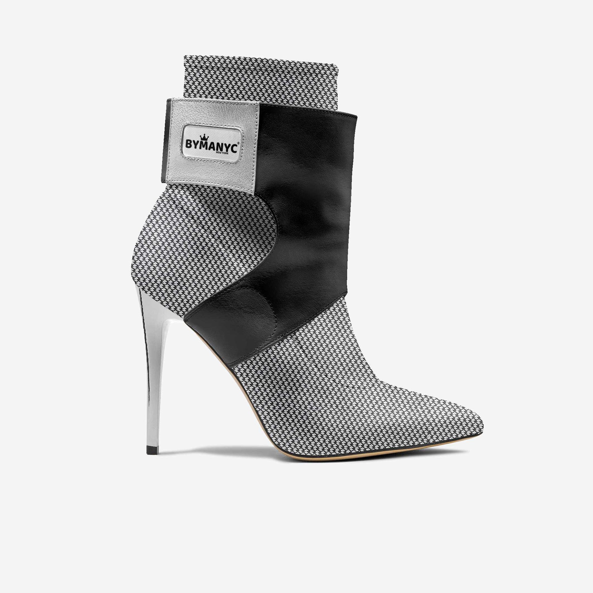 Limited Edition Vegan Stiletto Boots Futurista Onyx
