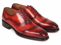 Oxford shoes in reddish brown