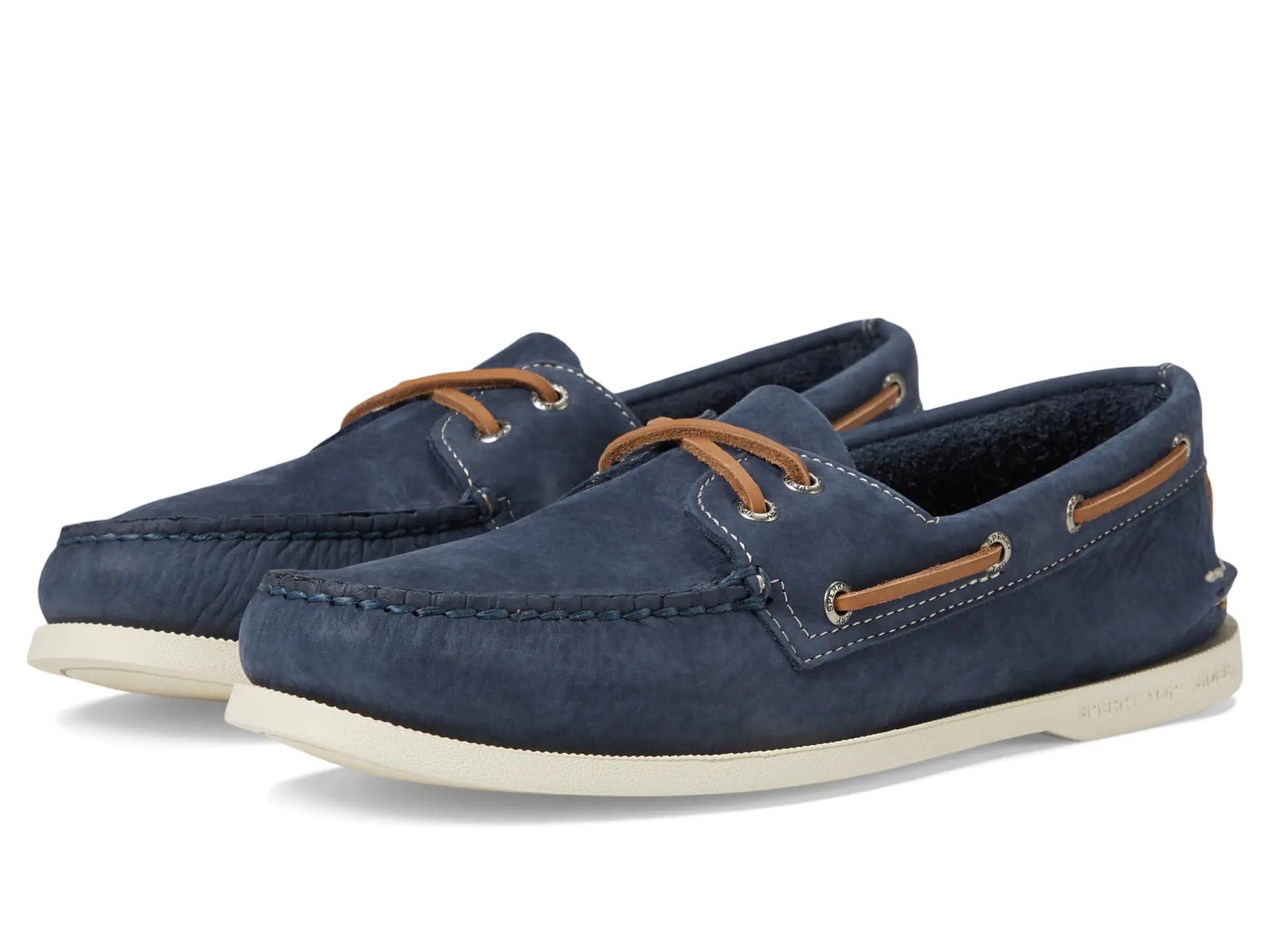 Sperry Mens Shoes Mens Authentic Original 2-Eye Summer Boat Shoe Navy 11.5