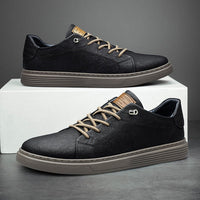 Men’s Lace-Up Oxford Leather Shoes
Black