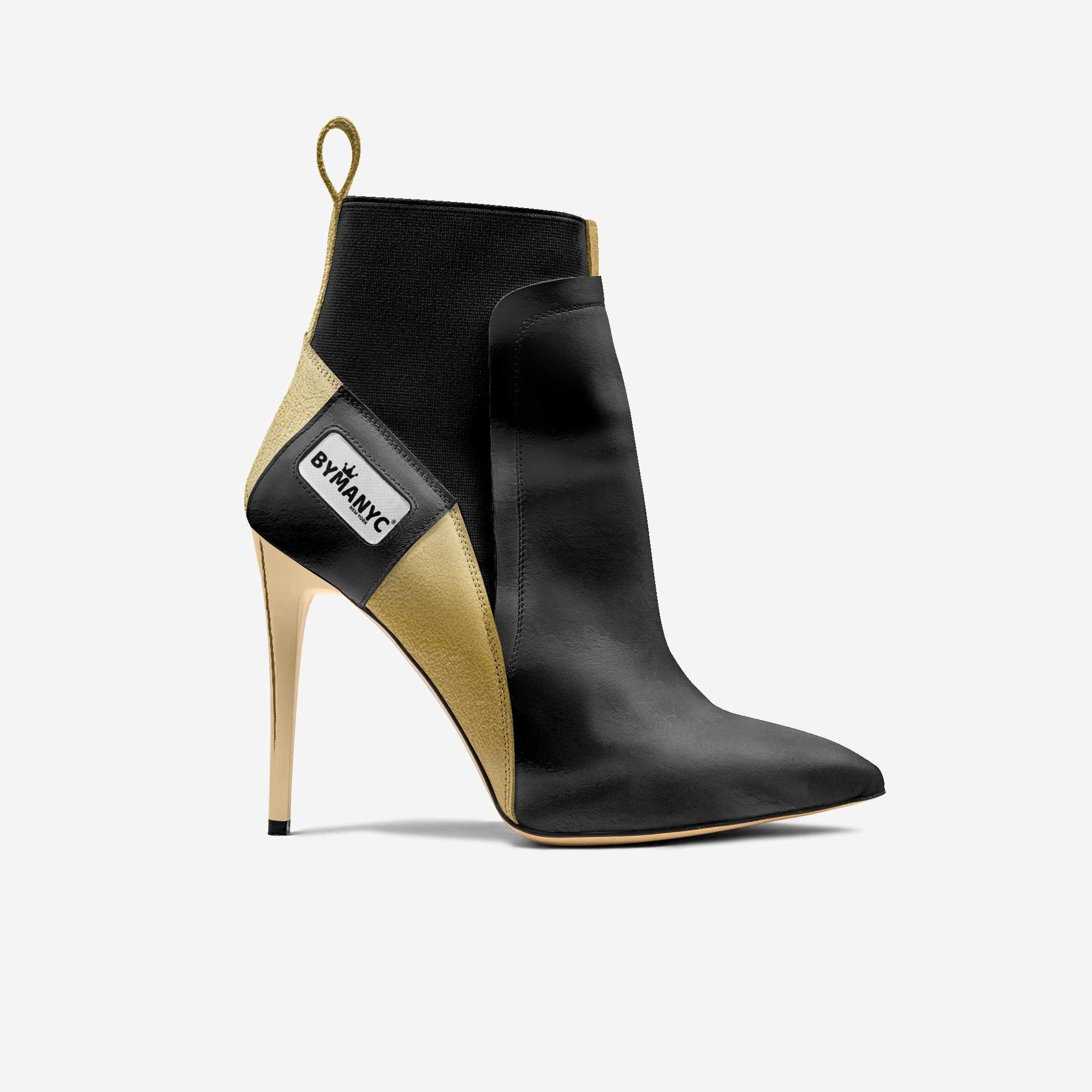 Vegan Heeled Shoe Women - Tribeca Gold Flame
