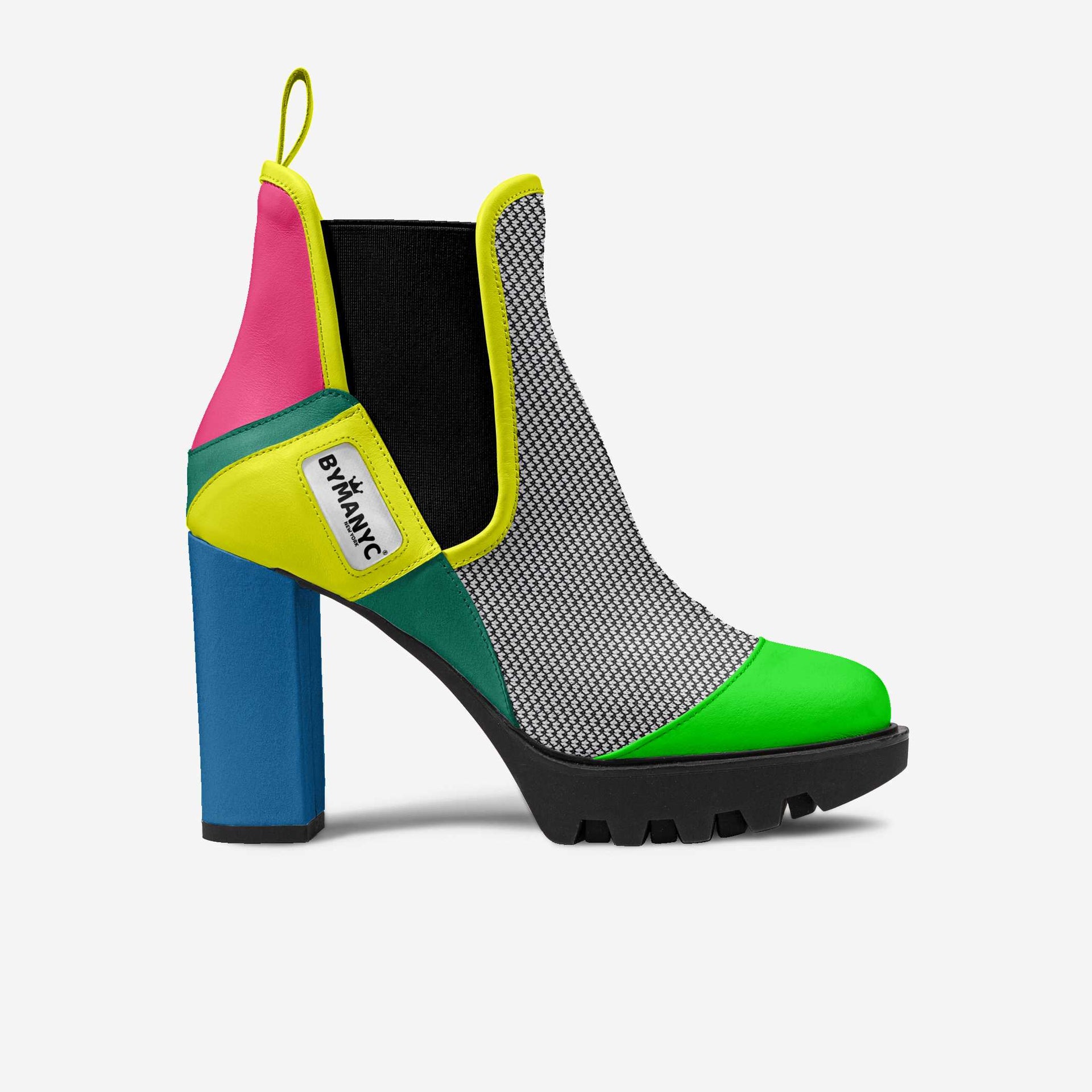 Vegan Urban Elastic Boot-Midnight Black